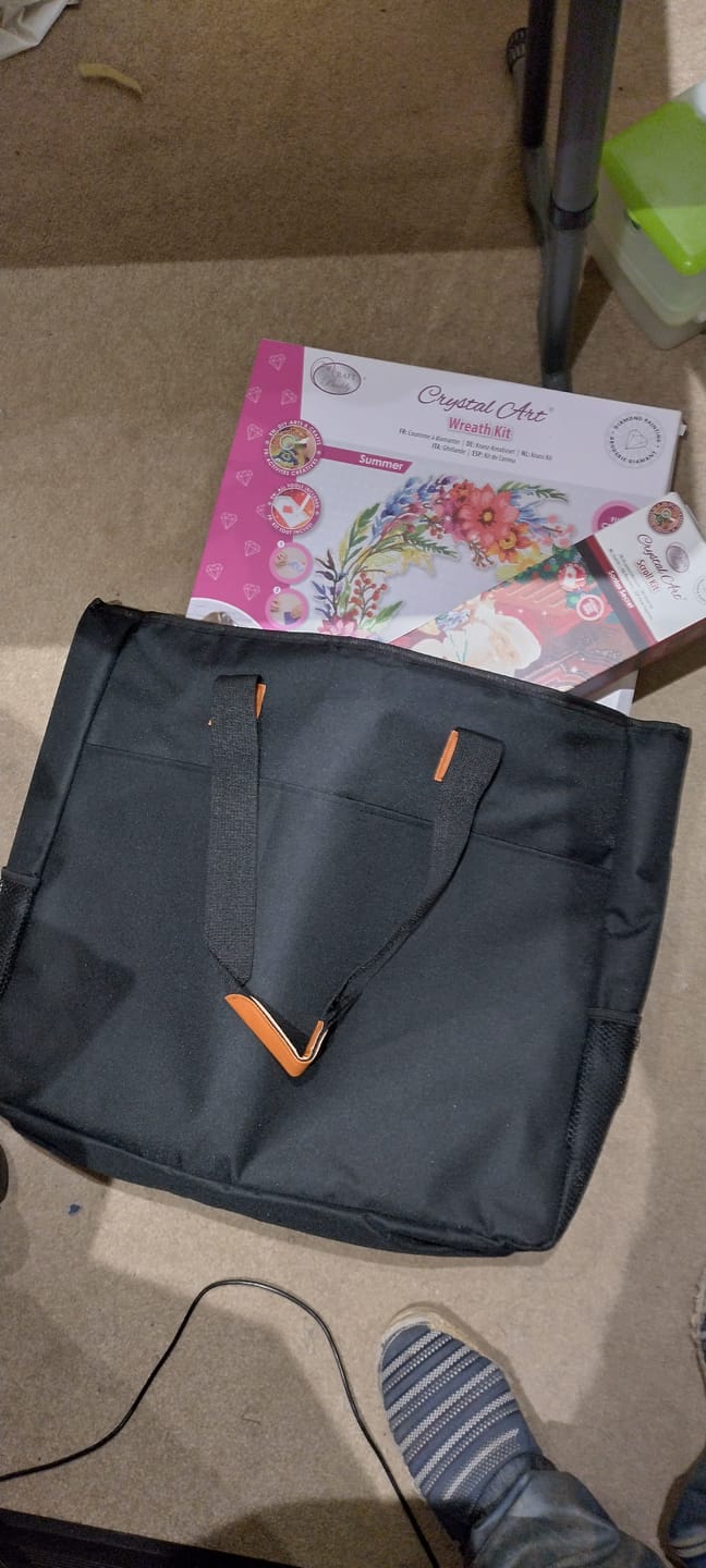 Customer photo review of Crystal Art Storage Bag