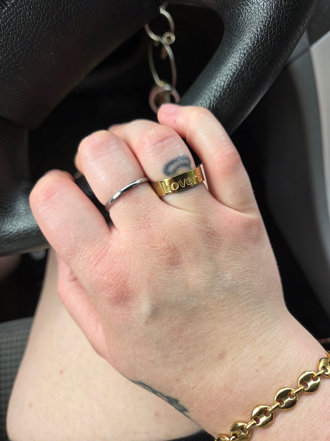 Customer photo review of Everyday Classic Thin Ring Band