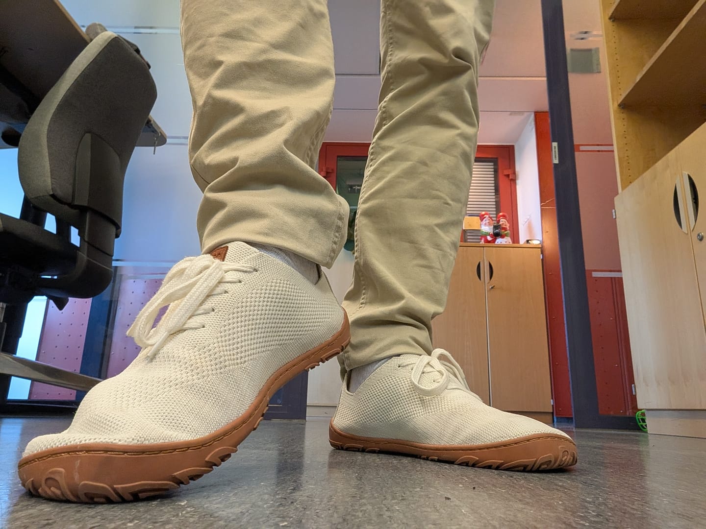 Customer photo review of Vaistoa Iloa | Knitted Barefoot Sneakers