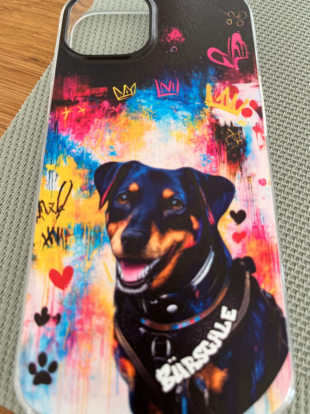 Customer photo review of Personalisierte Handyhülle - Graffiti
