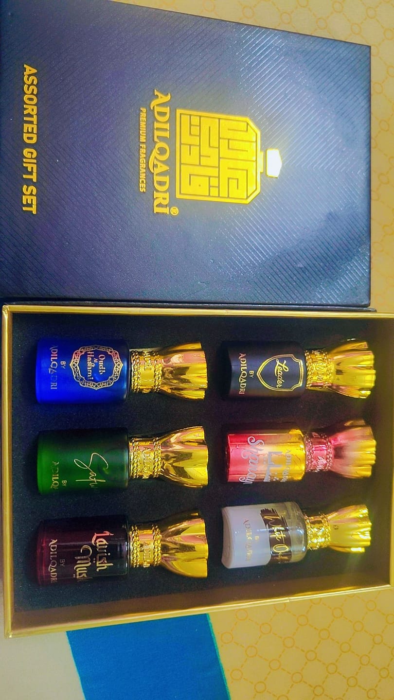 Customer photo review of Assorted Luxury Attar Perfume Gift Set (6 × 5.5Ml)