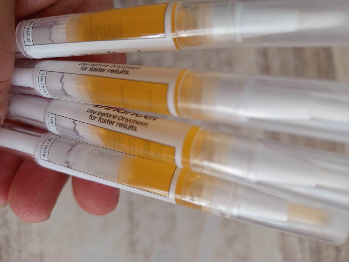Customer photo review of Antifungal Laser Enhancer körömgomba elleni ecsetelő