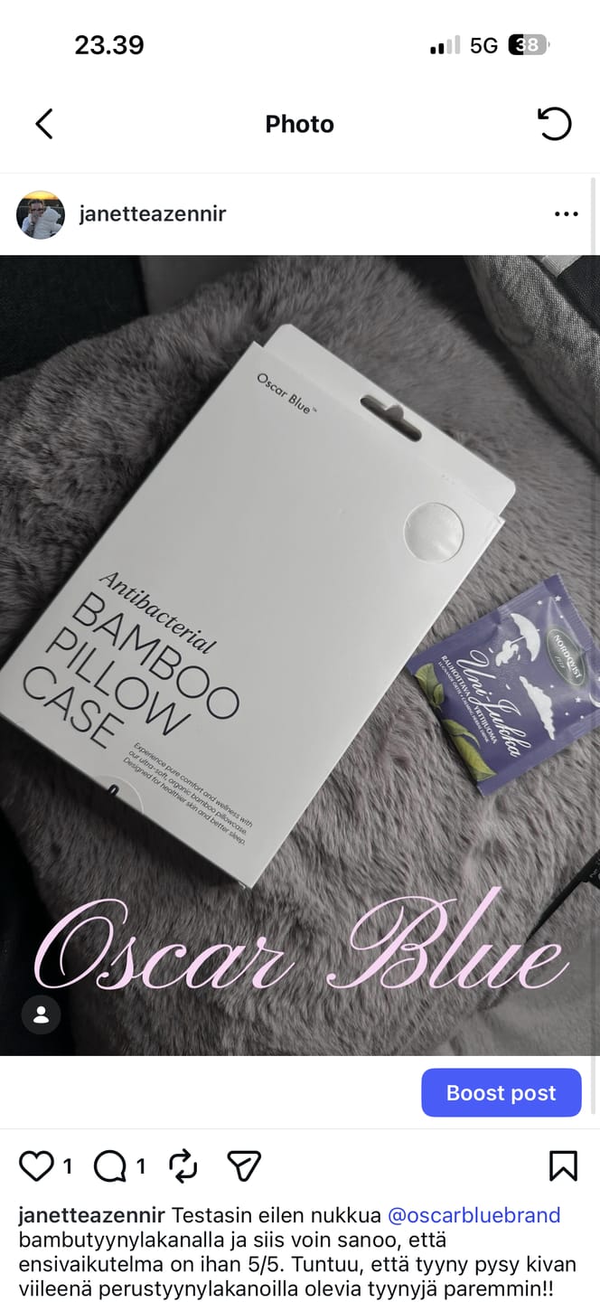 Customer photo review of Bambutyynyliina