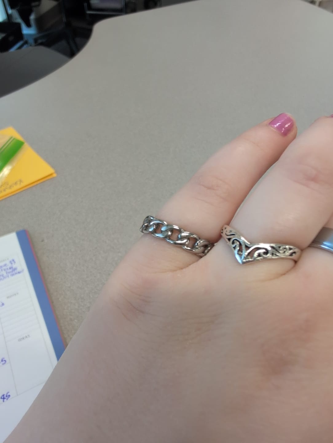 Customer photo review of MINI CUBAN RING