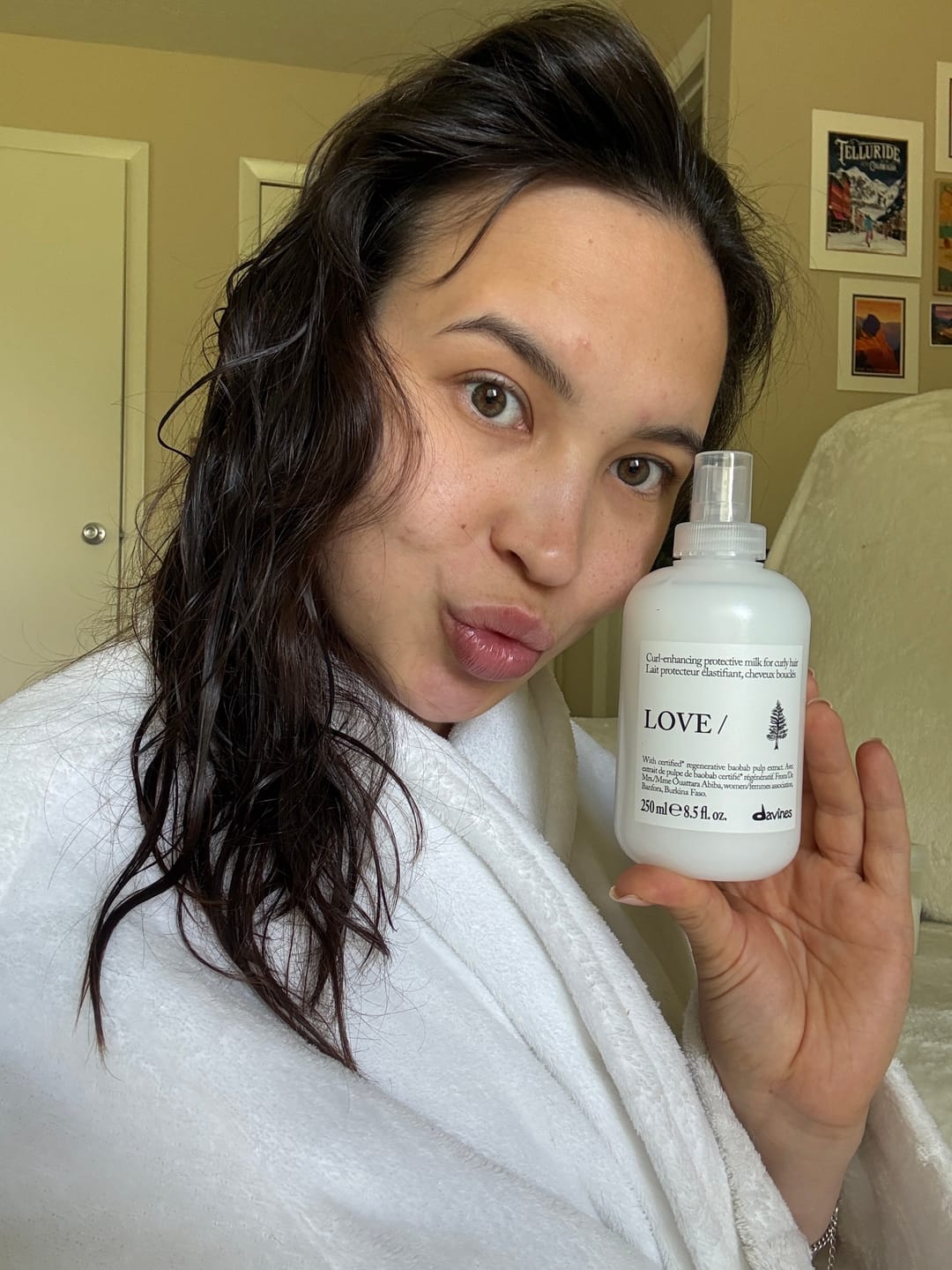 Customer photo review of LOVE CURL Enhancing Milk