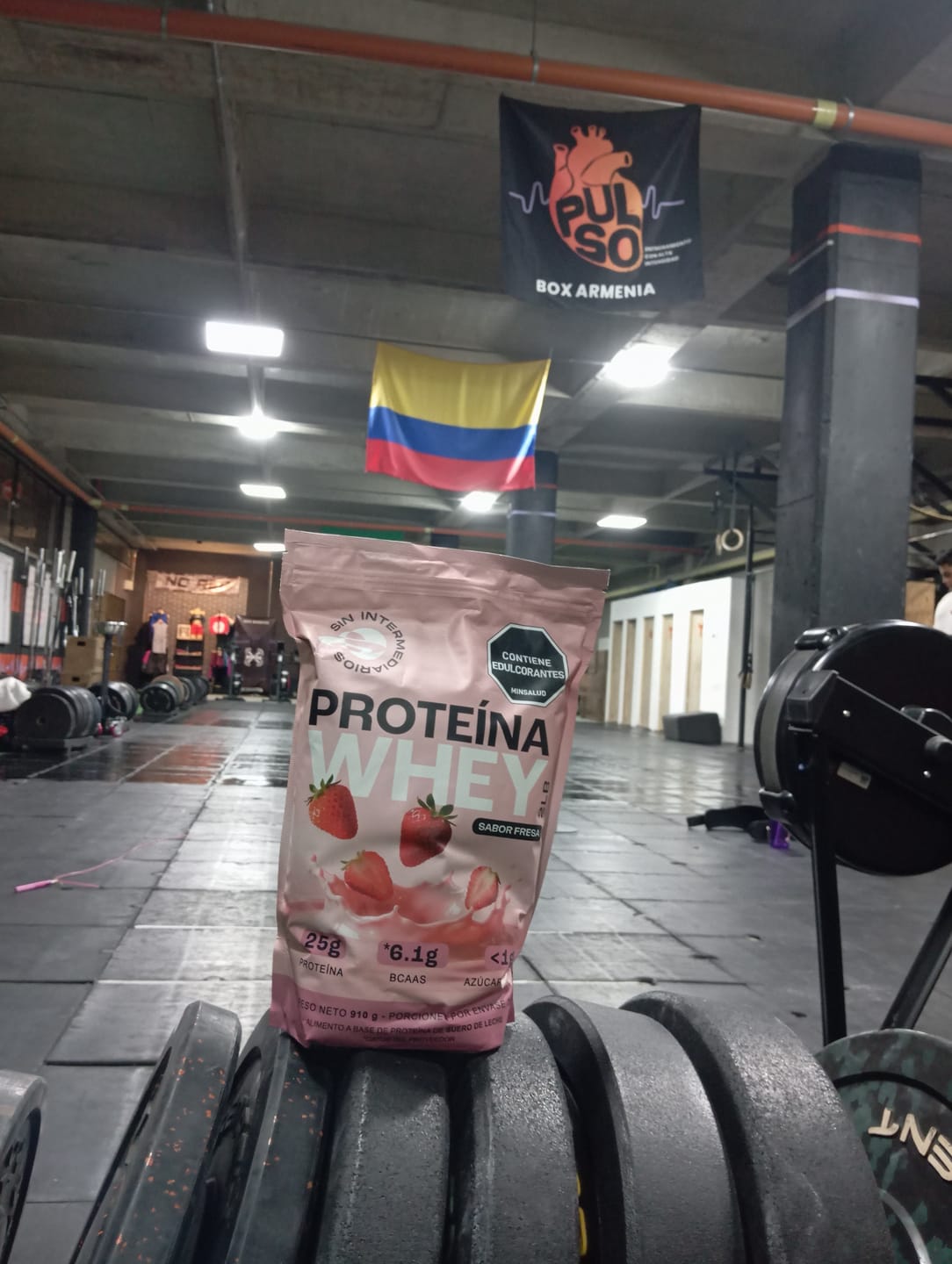 Customer photo review of Proteína Whey - Fresa