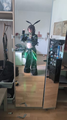 Customer photo review of Cyberpunk: Edgerunners Rebecca Bunnygirl Jumpsuit Cosplay Kostüm Bunny Girl Outfits