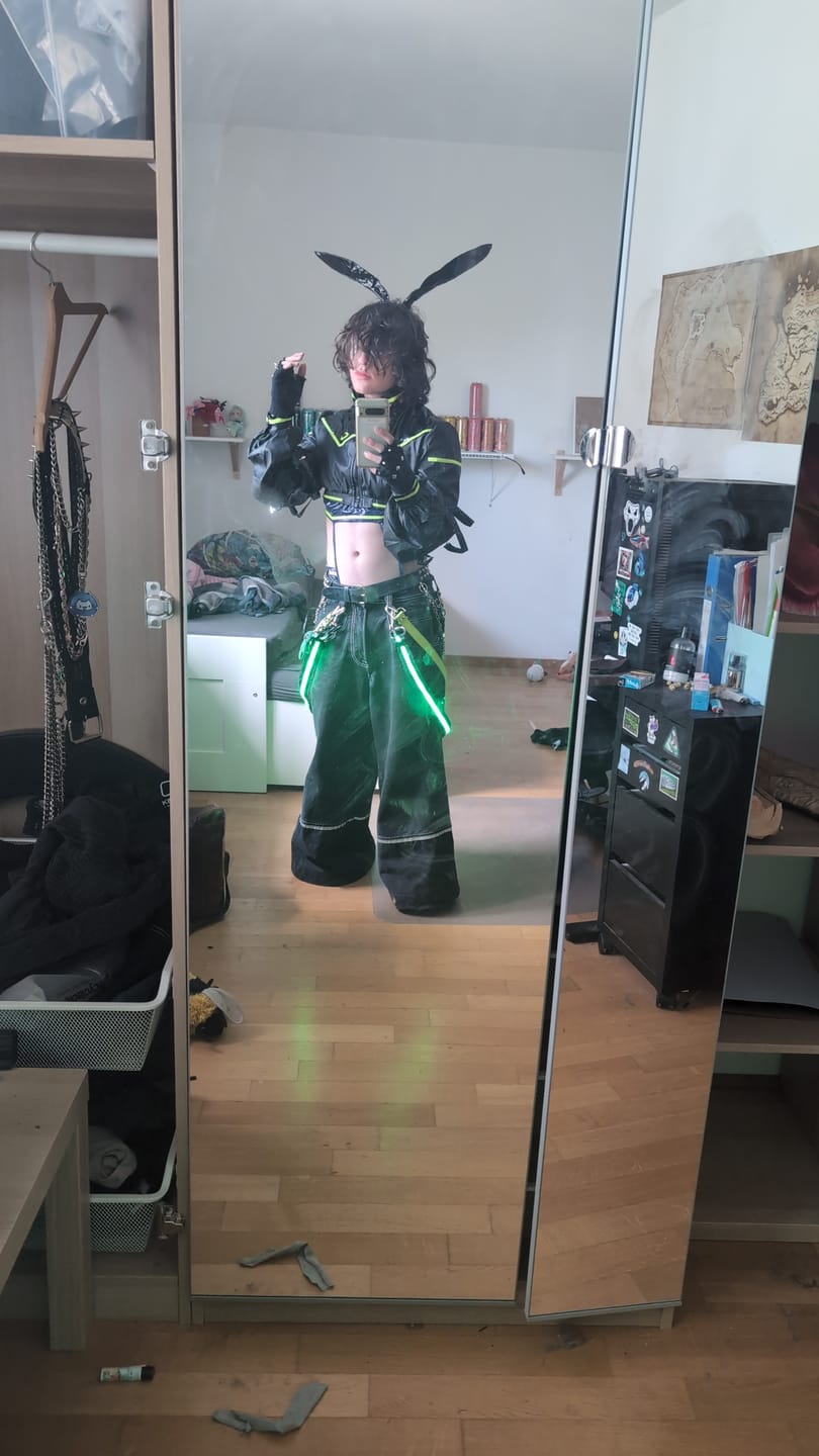 Customer photo review of Cyberpunk: Edgerunners Rebecca Bunnygirl Jumpsuit Cosplay Kostüm Bunny Girl Outfits