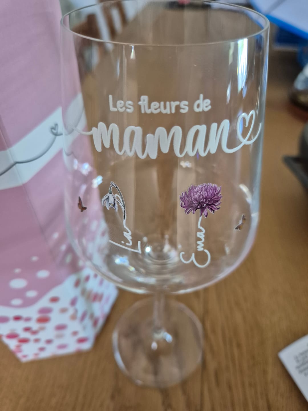 Customer photo review of Coffret cadeau - Verre
