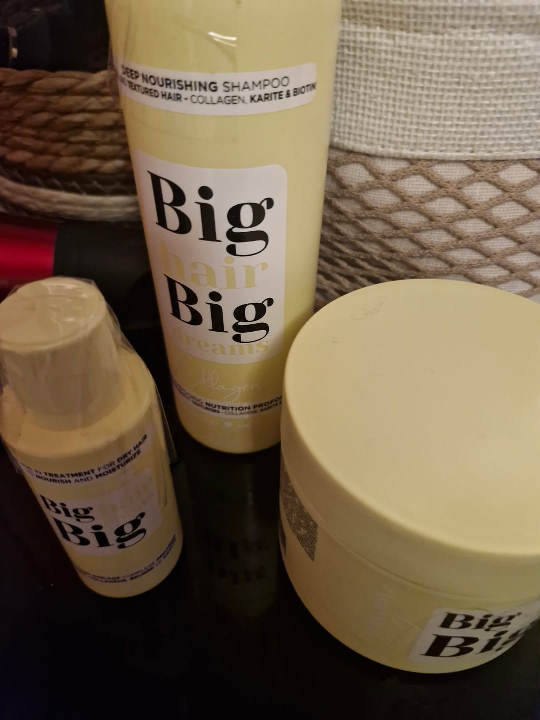 Customer photo review of Gamme Collagène - Kit complet - Shampooing, masque et leave-in