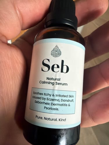 Customer photo review of Seb Natural Calming Serum