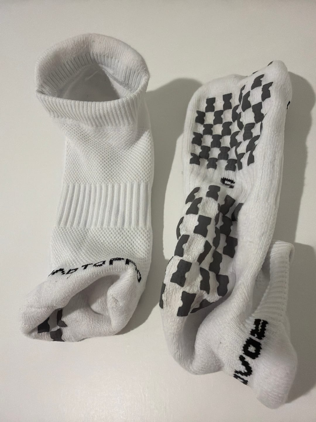 Customer photo review of Ankle Anti-Slip Tennis Socks - 3 Pack