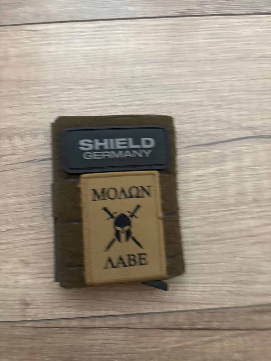 Customer photo review of Tactical Wallet MK2 - Steingrau Oliv