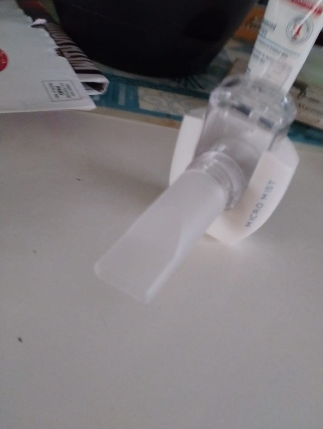 Customer photo review of Micro Mist Pro Portable Nebulizer