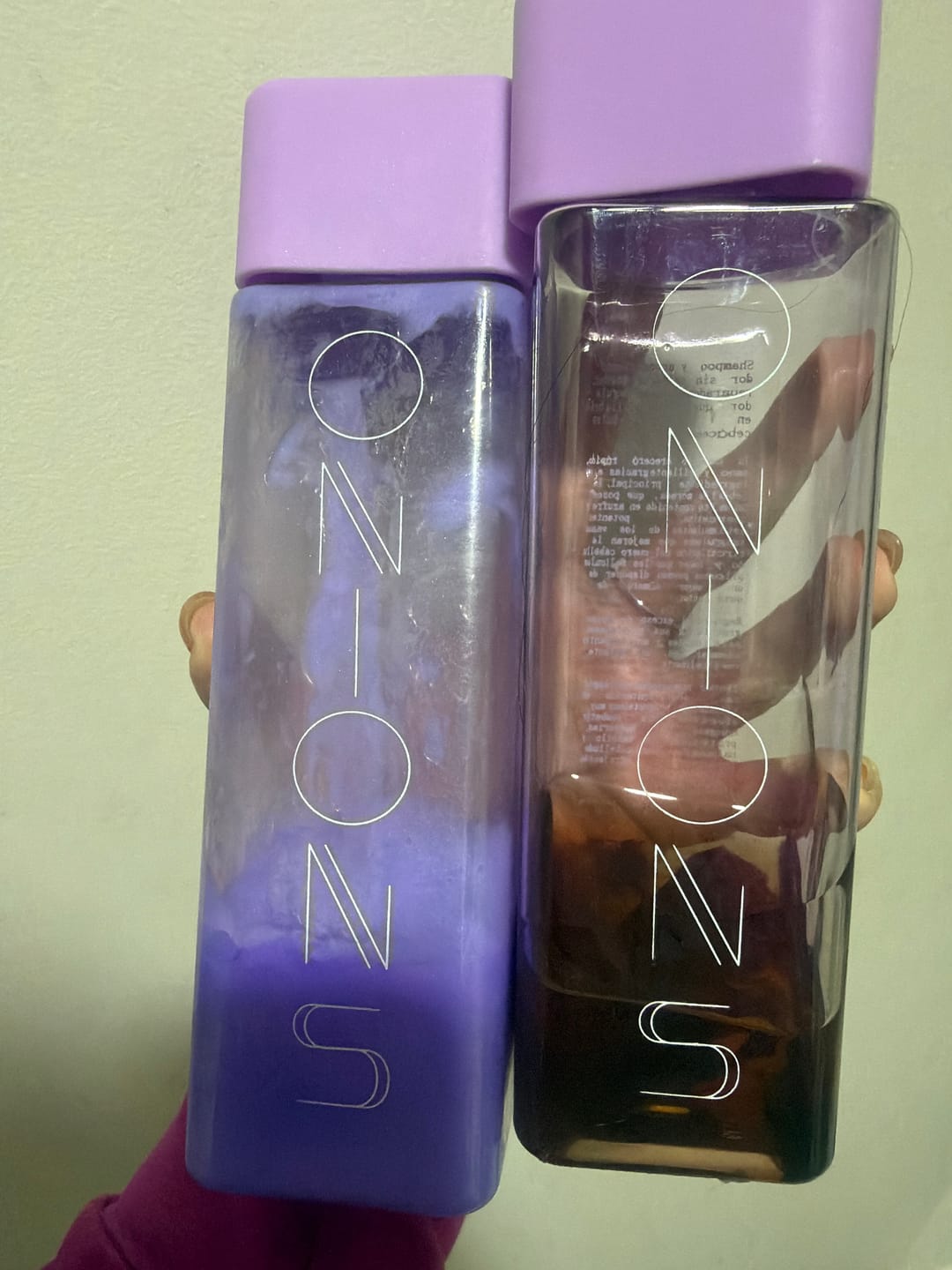 Customer photo review of Shampoo y Acondicionador