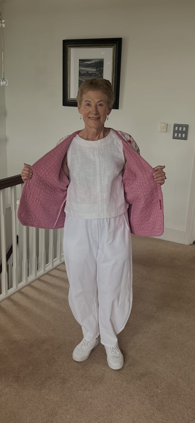 Customer photo review of Plain Double Gauze Fabric