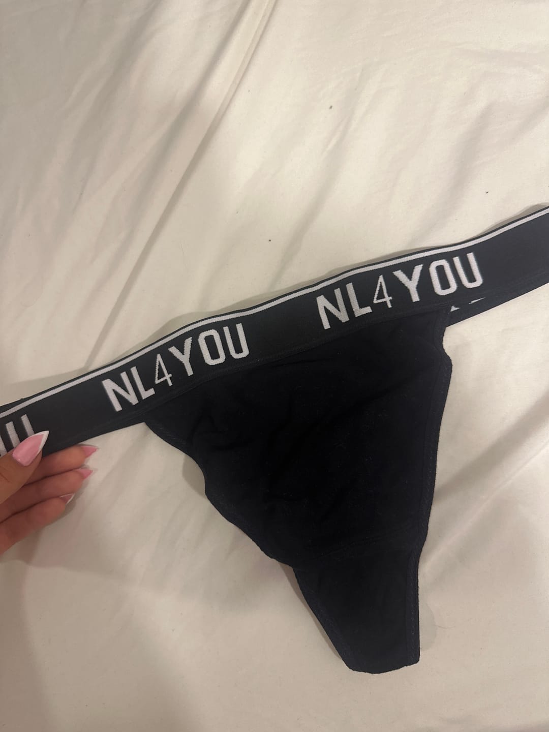 Customer photo review of All Black - Памучен бралет