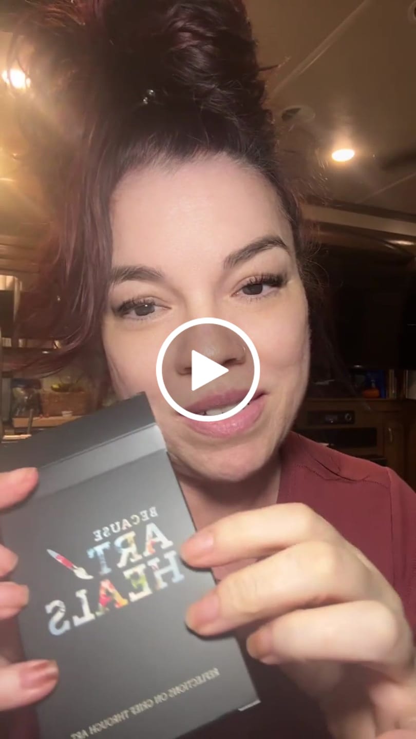 Customer video review of Because Art Heals: The Art of Grief Card Deck