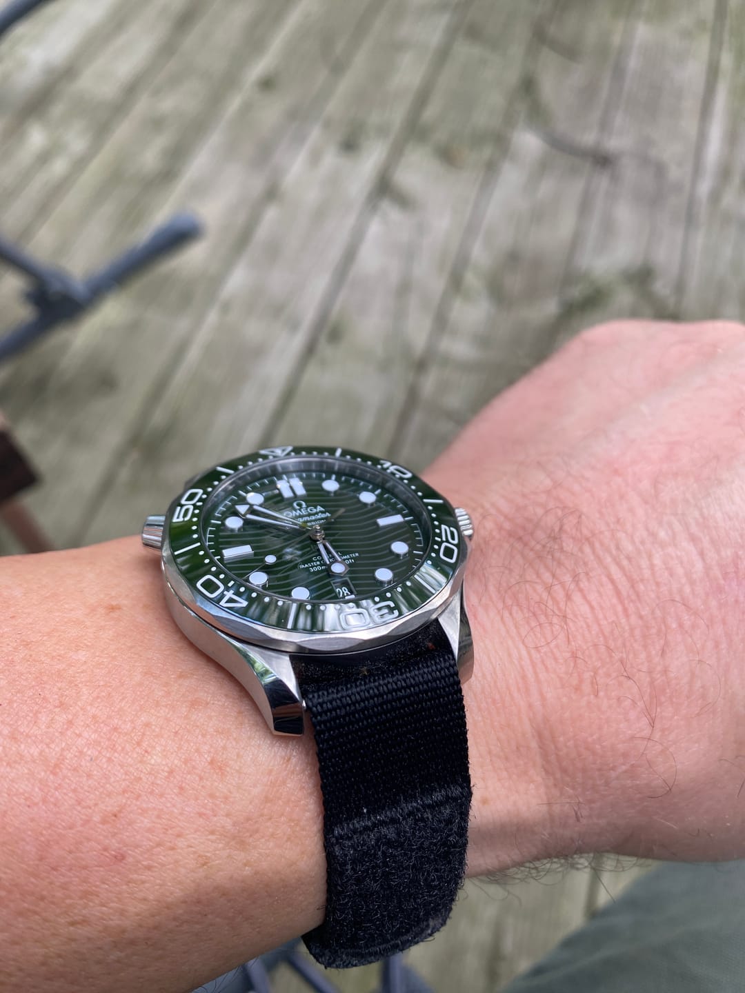 Customer photo review of Glomar Explorer - Hook And Loop Watch Strap