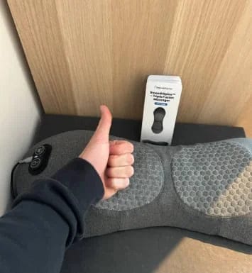 Customer photo review of ORTHEVIA OrthoVital™ Pro 3-in-1 Back Massager