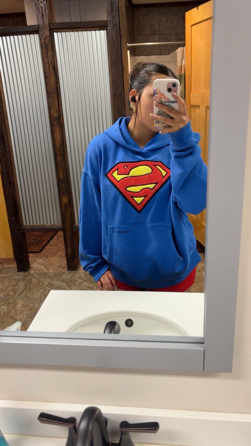 Customer photo review of 5079 - Superman Legacy Hoodies