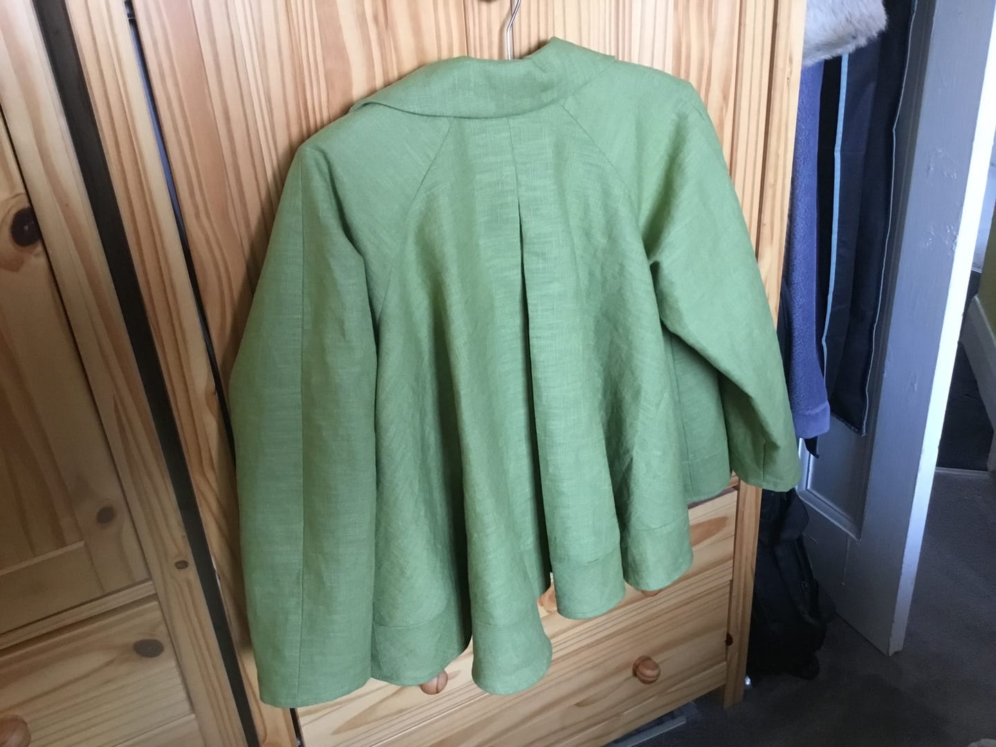 Customer photo review of Washed Linen Blend Fabric