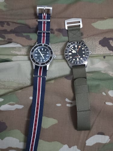 Customer photo review of Glomar Explorer - Hook And Loop Watch Strap