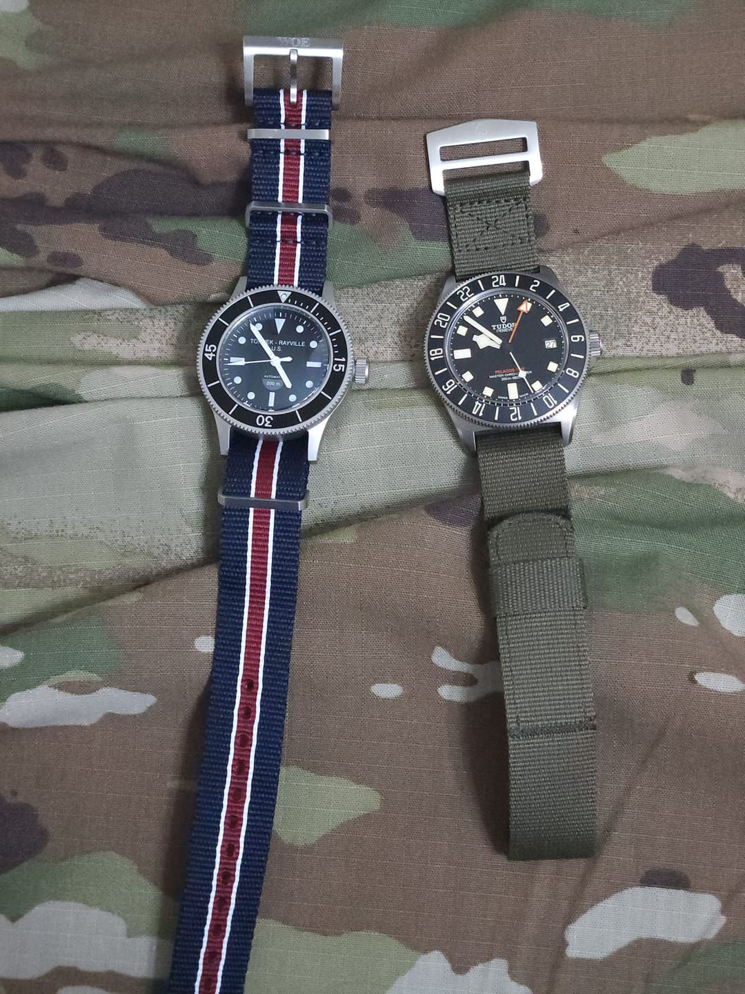 Customer photo review of Glomar Explorer - Hook And Loop Watch Strap