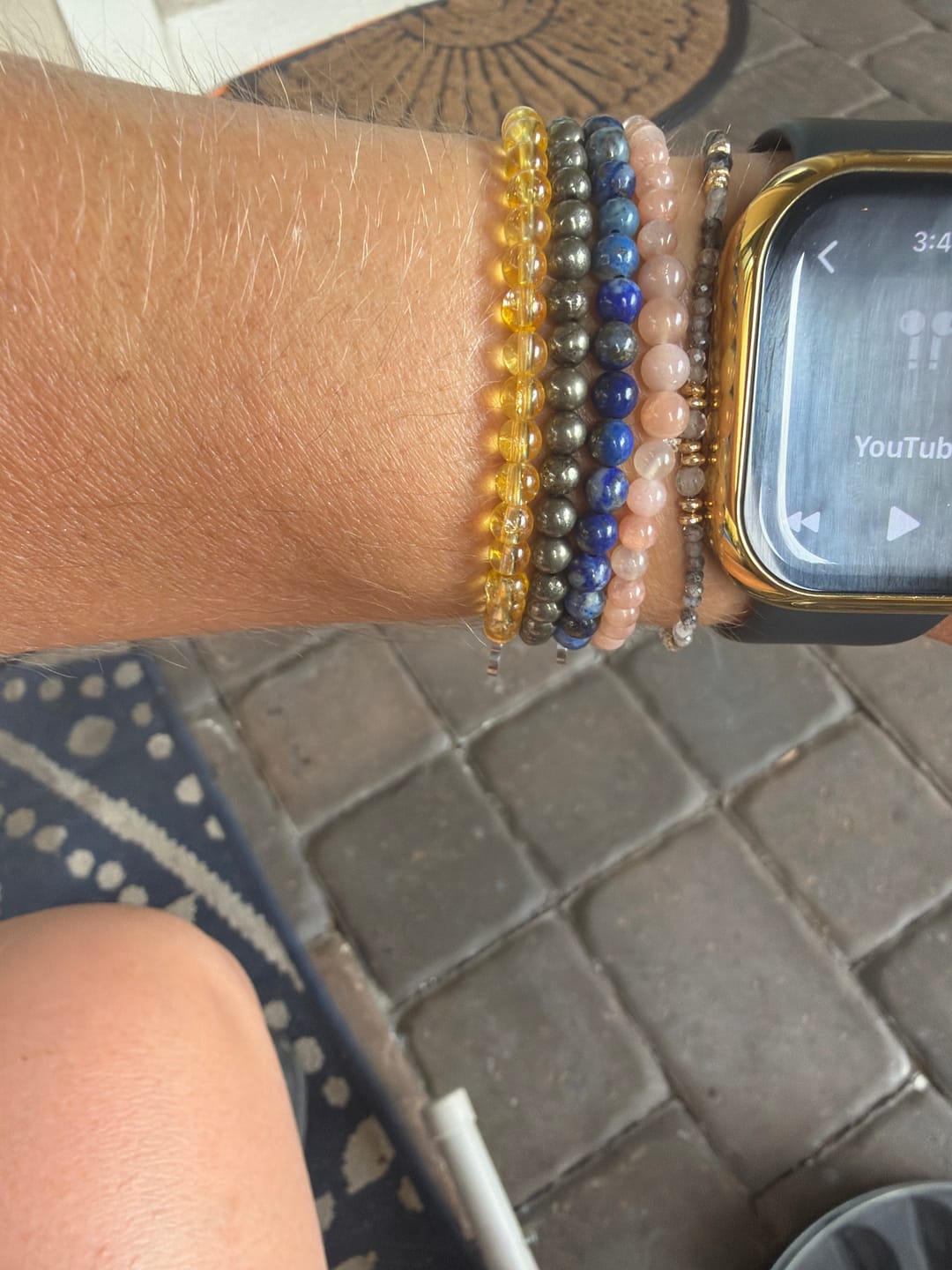 Customer photo review of Lapis Lazuli Bracelet Mini