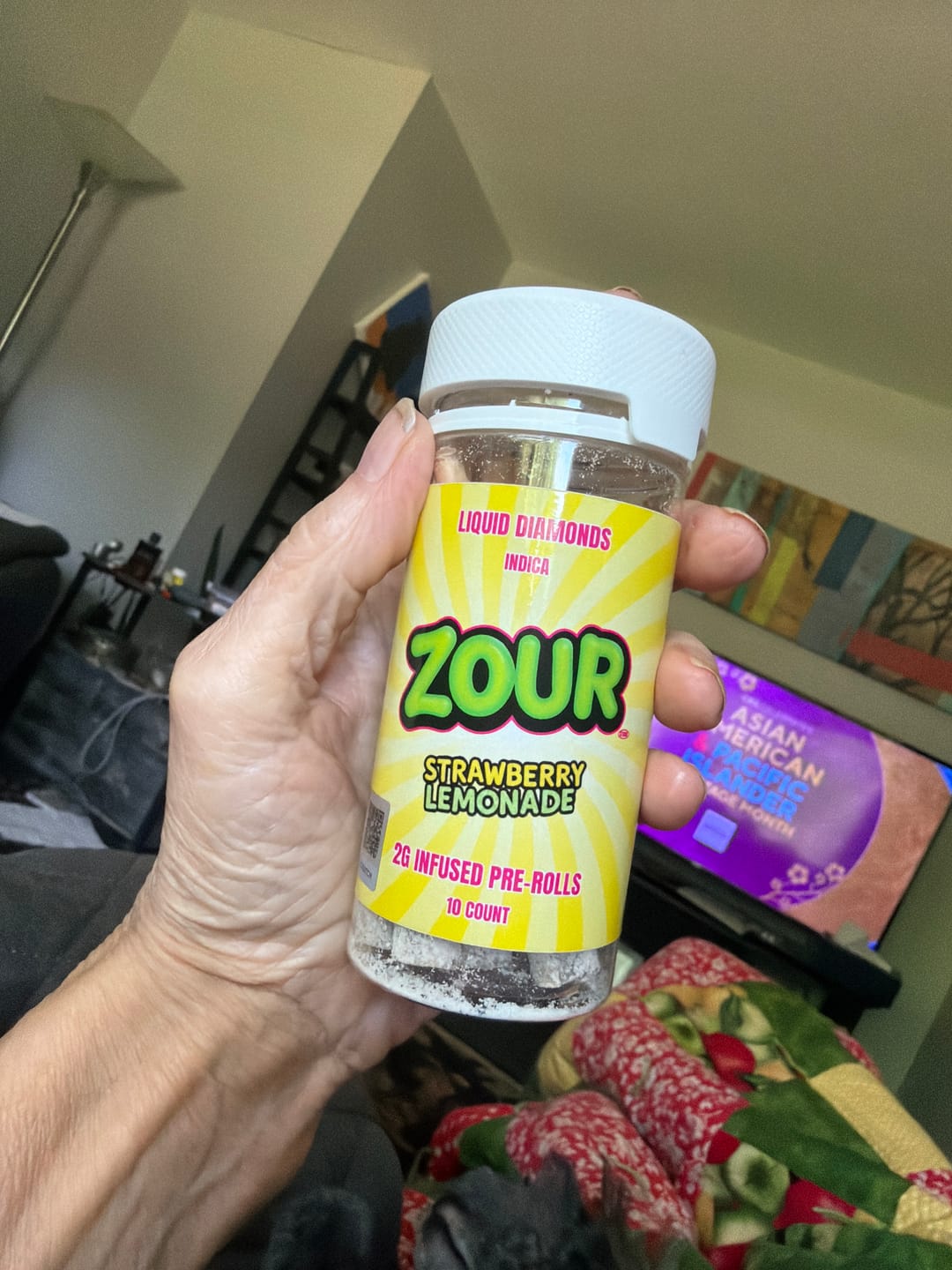 Customer photo review of Zour Stash Strawberry Lemonade Pre-Roll 10ct