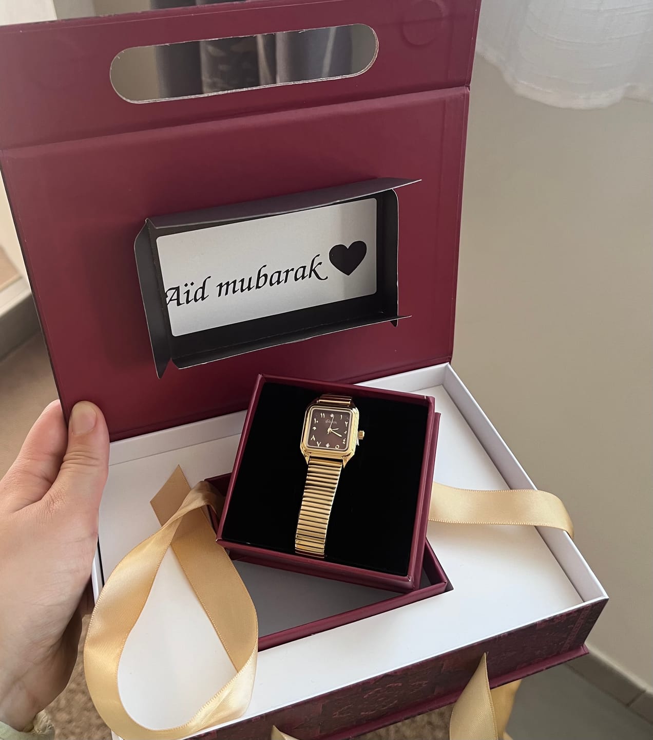 Customer photo review of COFFRET MONTRE AU CHOIX