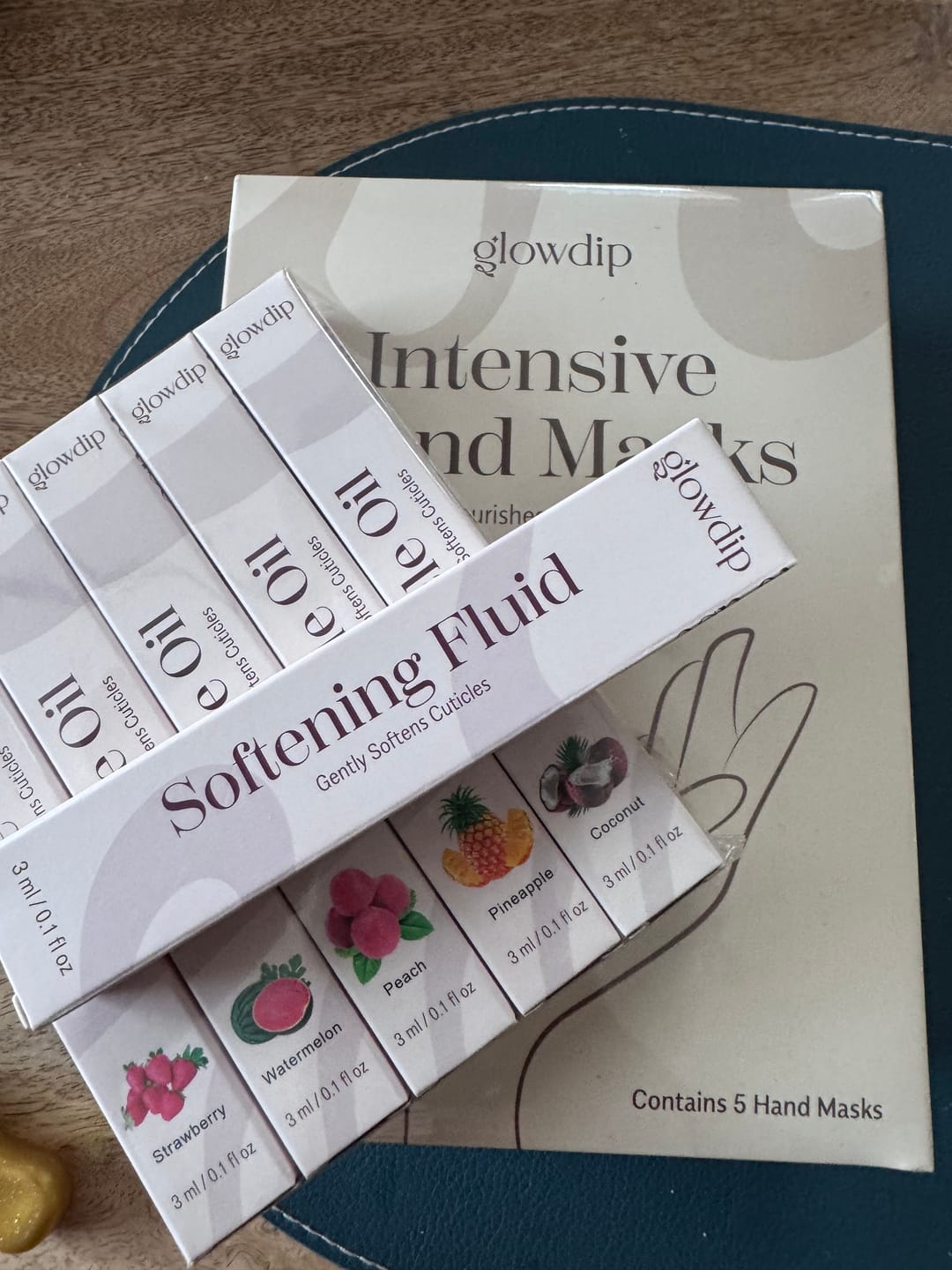 Customer photo review of Nagelriemolie Pennen – Geuren Set (5 stuks)