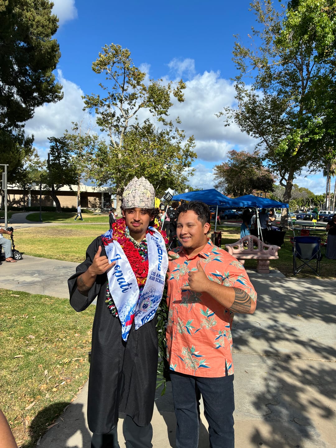 Customer photo review of Samoa Graduation Stole Tribal Coat Of Arms Ula Fala Original Style