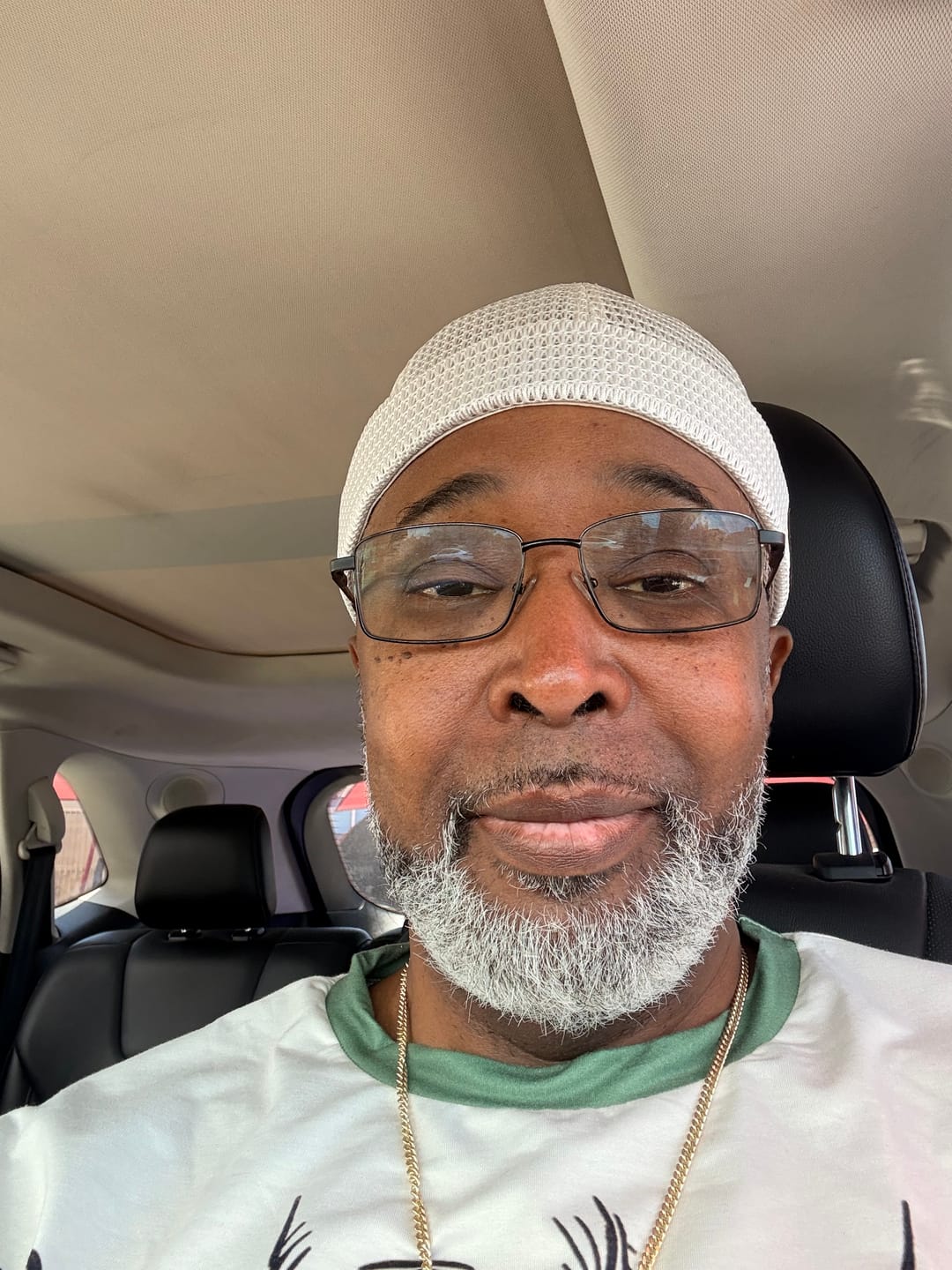Customer photo review of Men’s Breathable Brimless Docker Hat – Lightweight Mesh Skull Cap for Summer Outdoor Wear