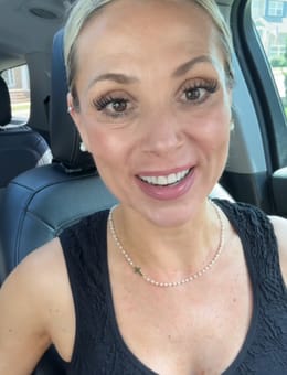 Customer photo review of The Eternal Pearl Necklace