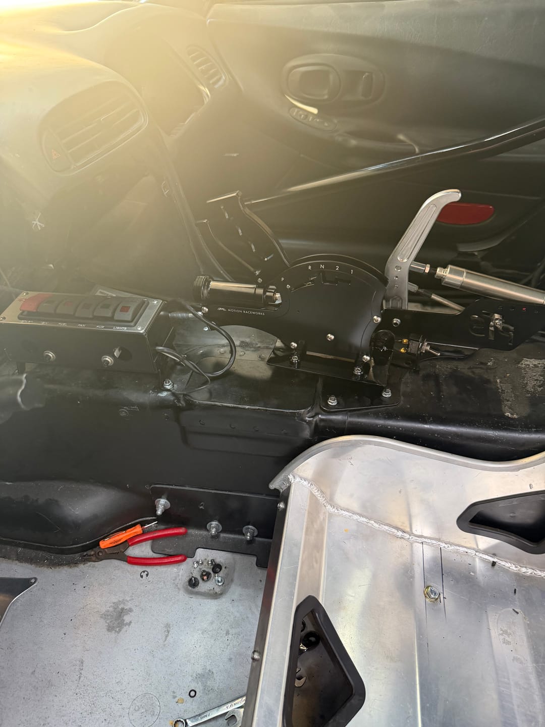 Customer photo review of Powerglide Operator Series Billet Shifter Front Exit Cable