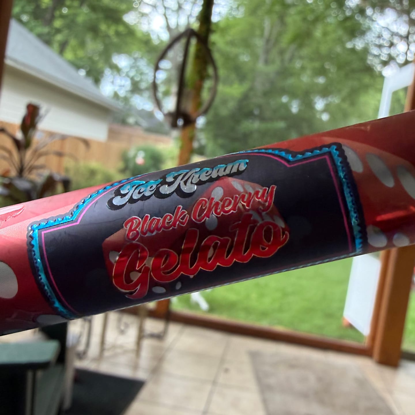 Customer photo review of BLACK CHERRY GELATO CONES
