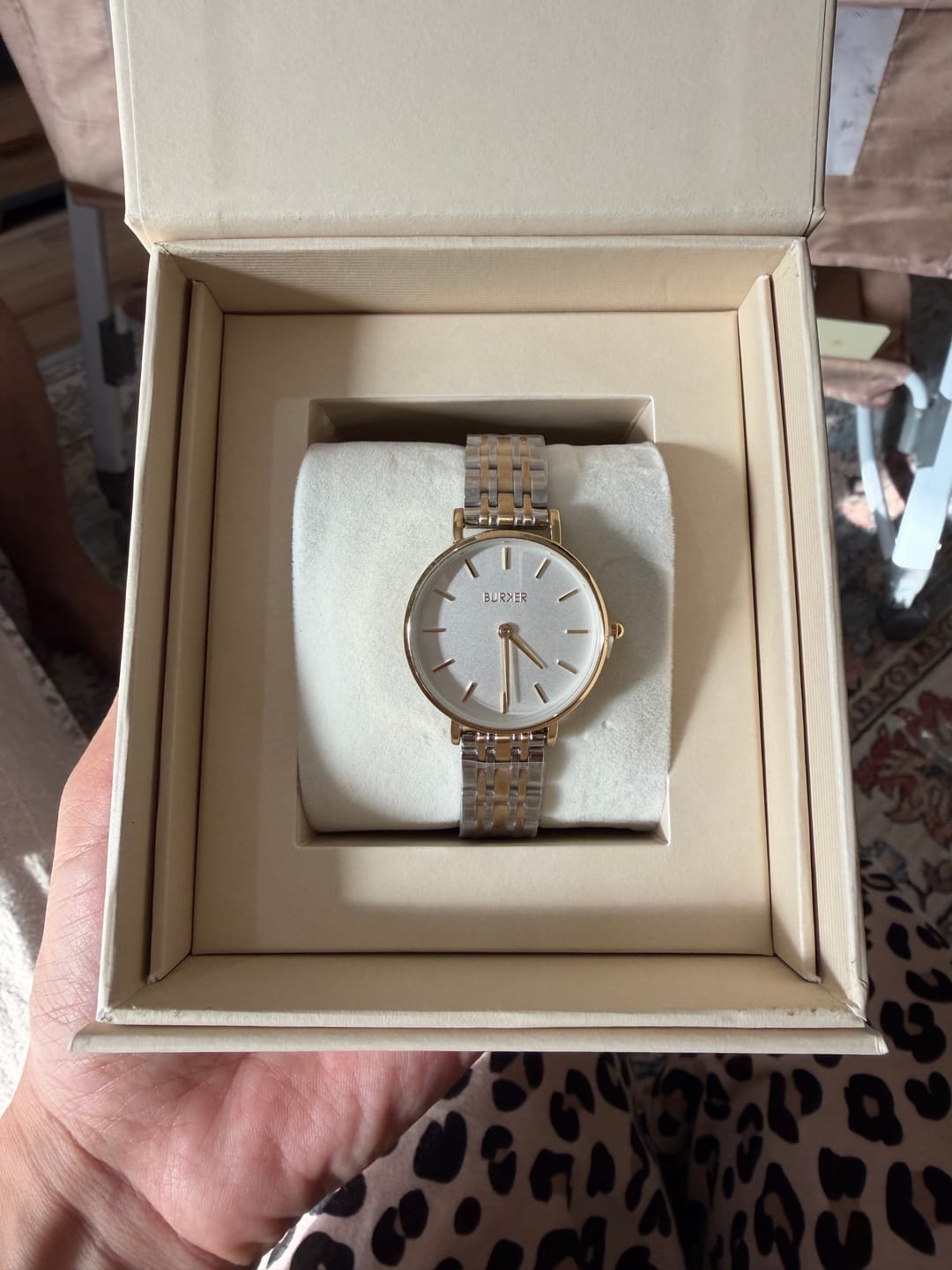 Customer photo review of Ruby Petite Gold Silver