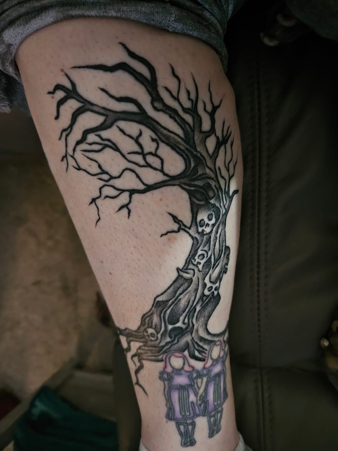 Customer photo review of Painless Tattoo Numbing Cream
