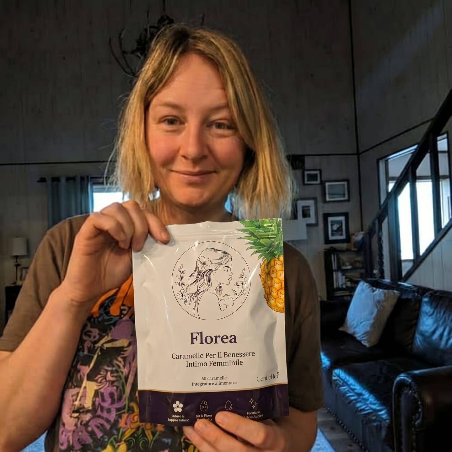 Customer photo review of Florea® | La Formula Completa per Riequilibrare la Flora Intima in 14 Giorni