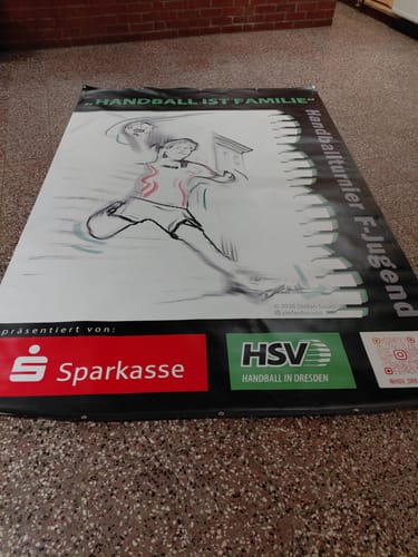 Kundenbewertung mit Foto zu Banner inkl. Druck