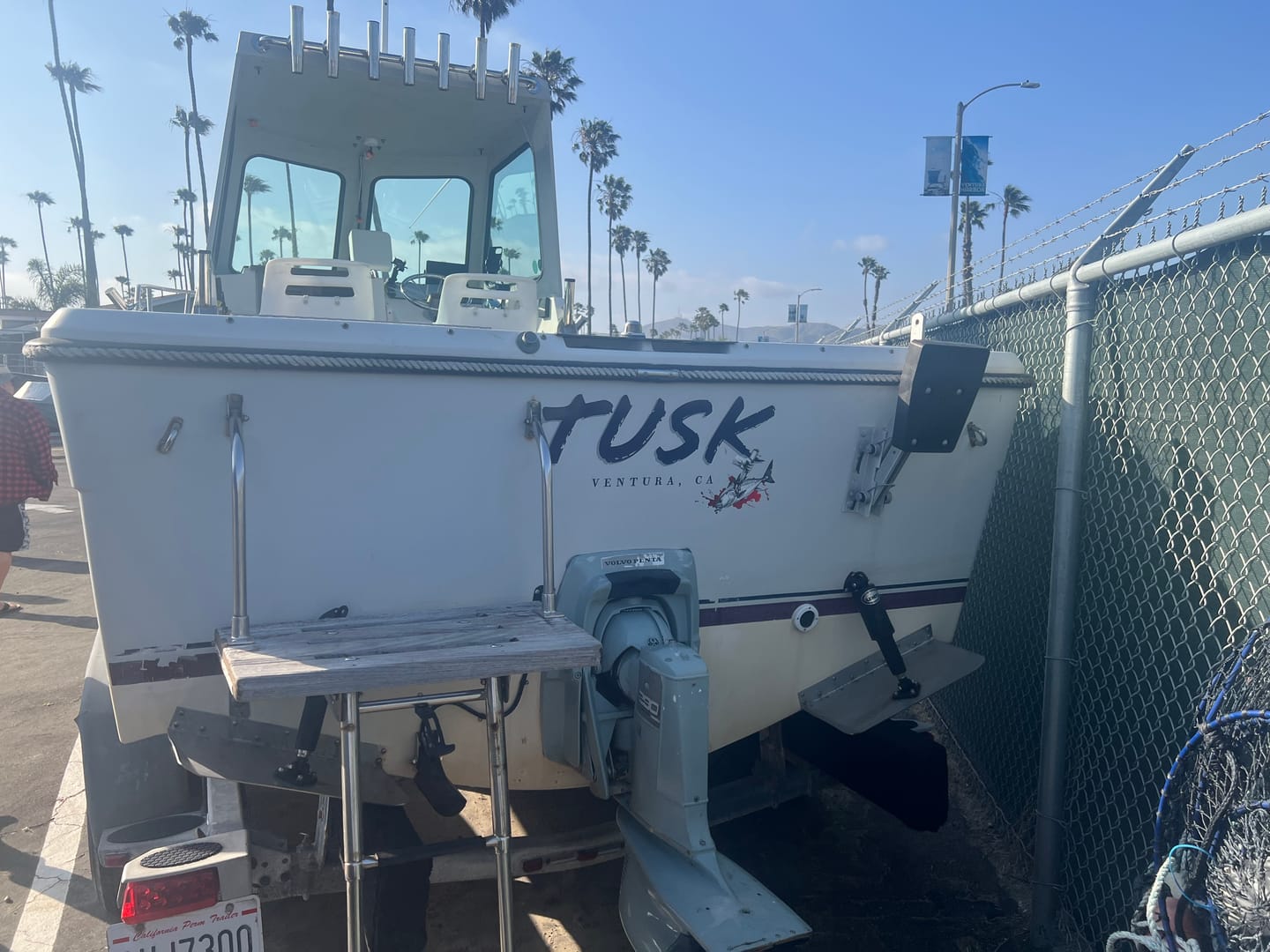 Customer photo review of Custom Digital Boat Name Logo Design
