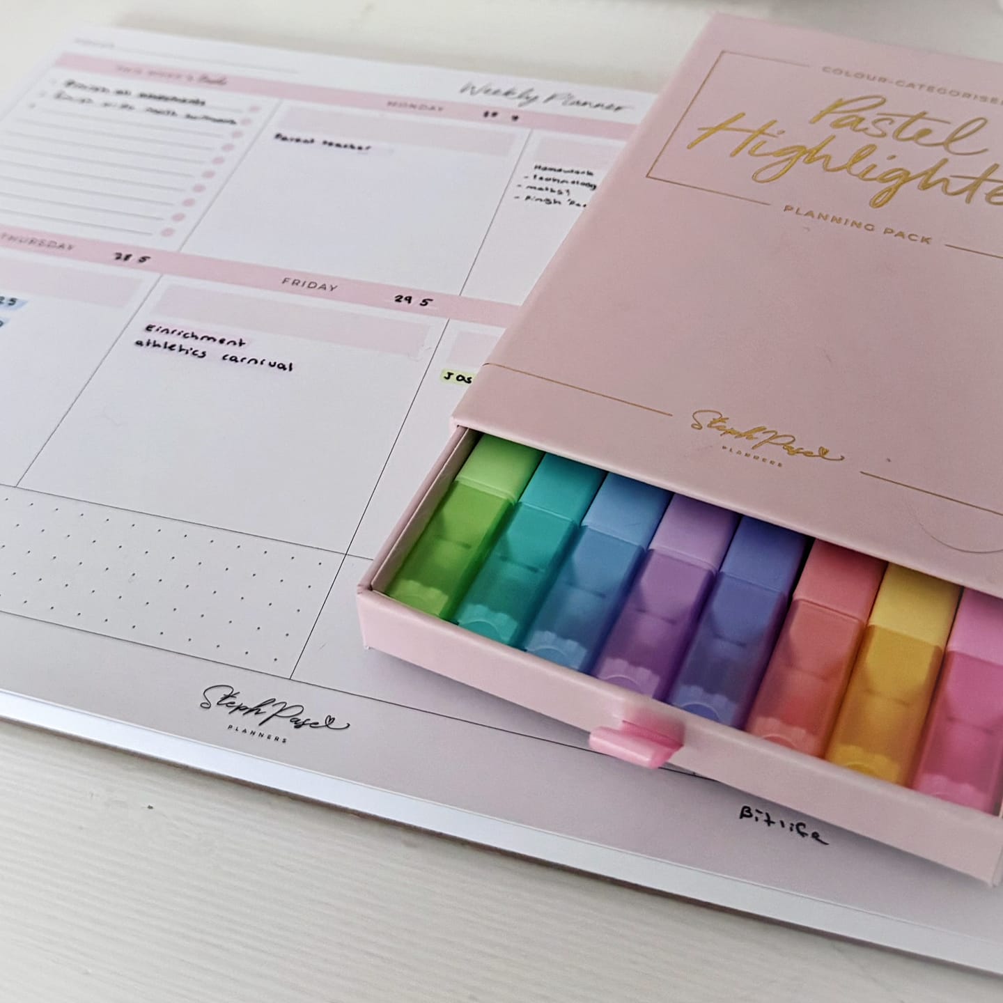 Customer photo review of Pastel Highlighters - Planning Pack