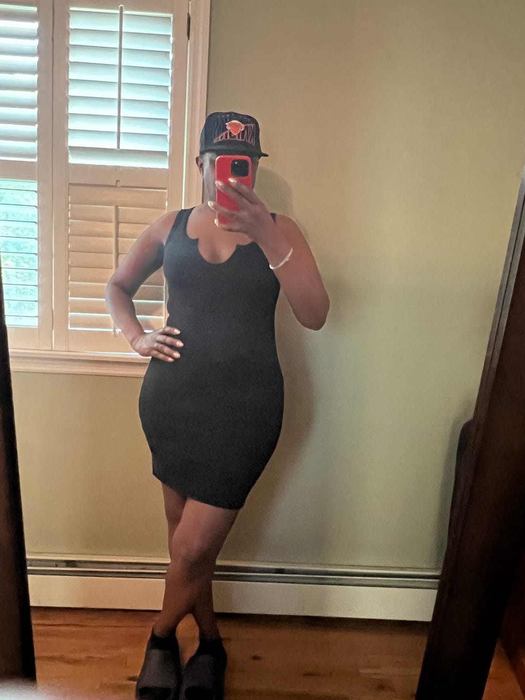 Customer photo review of NOTCH TANK DRESS