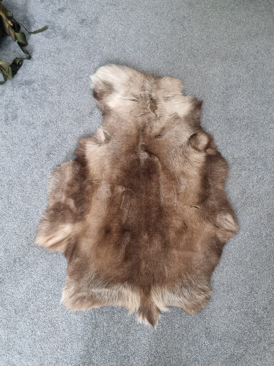 Customer photo review of XL Reindeer Fur Hide - Seconds