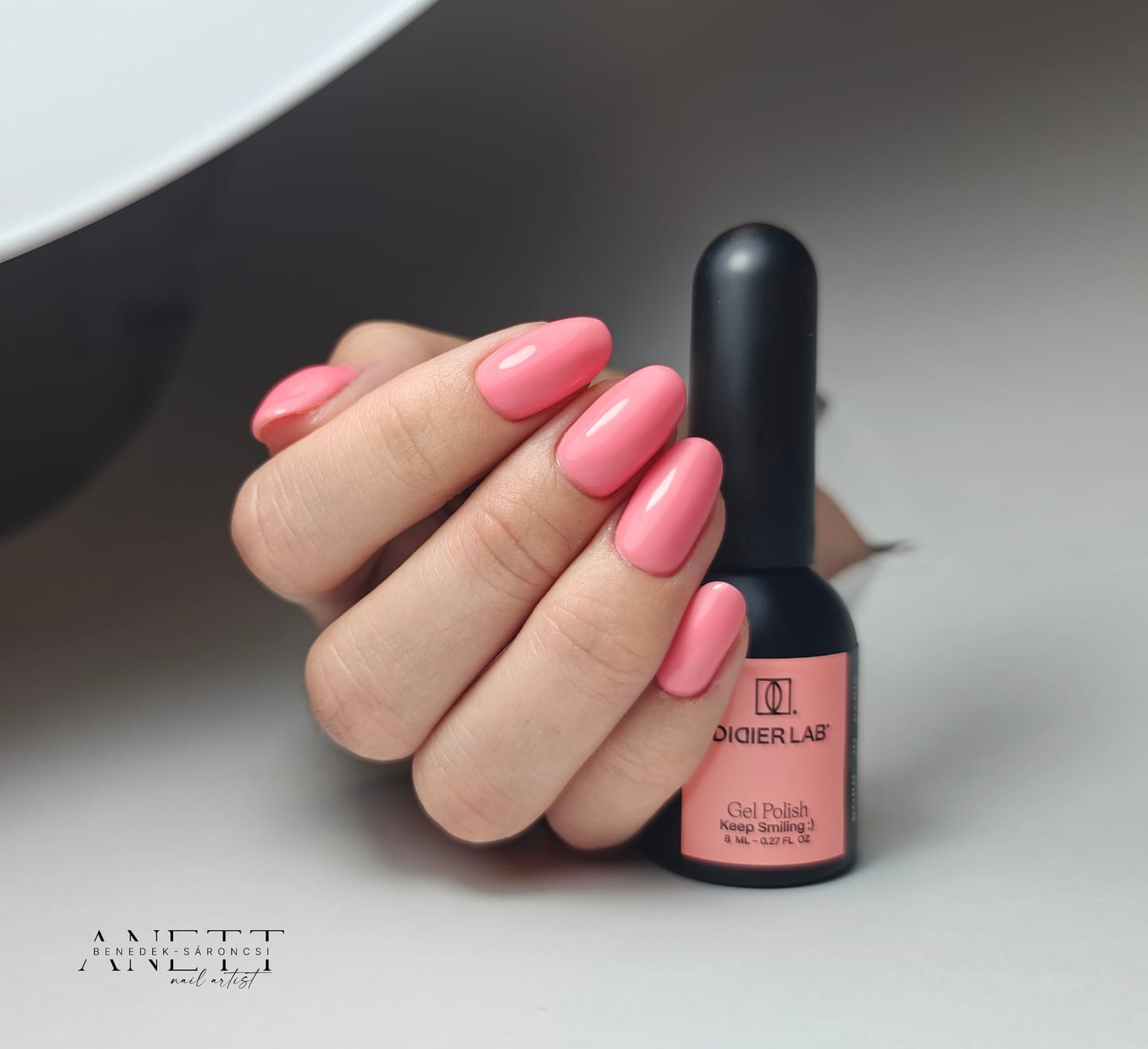 Customer photo review of Studios Didier Hibrid Gél Lakk, Keep Smiling:), 8ml