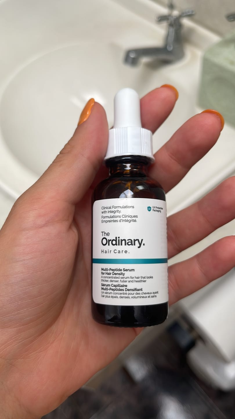 Customer photo review of Multi-Peptide Serum for Hair Density