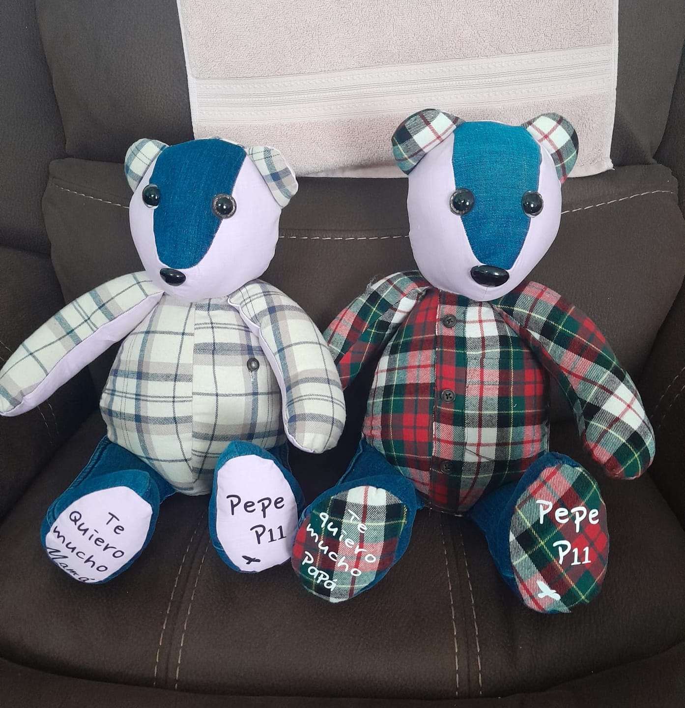 Customer photo review of Memory Bear FREE PATTERN