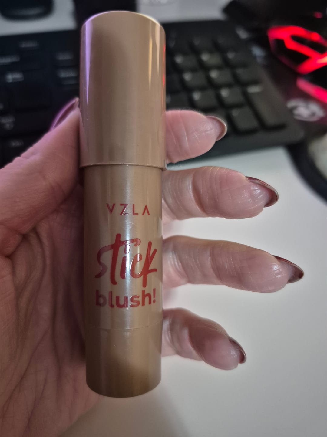 Customer photo review of Blush Stick Cinnamon - Vizzela