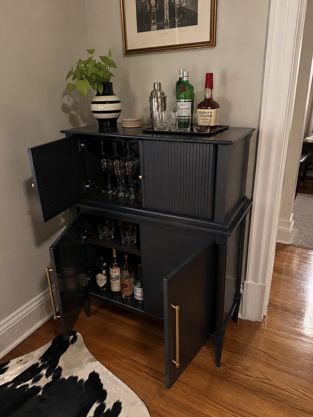 Customer photo review of Heritage Bar Cabinet